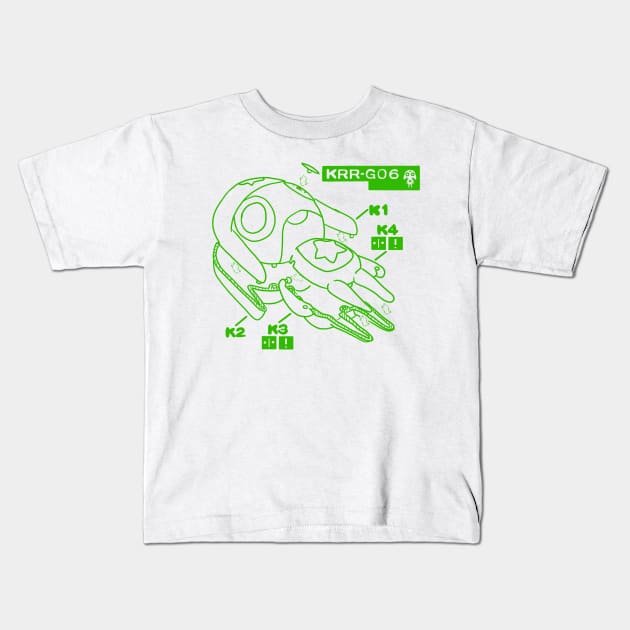 Sgt Gunpla Kids T-Shirt by Okay o_Random_Shop